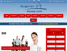 Tablet Screenshot of bulgarianhouse.com